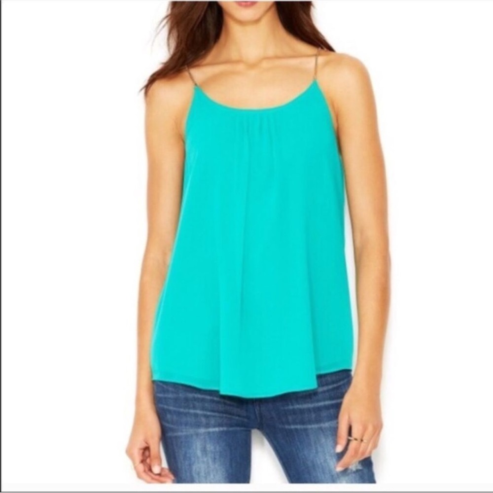 RACHEL Rachel Roy Green Relaxed Camisole Top